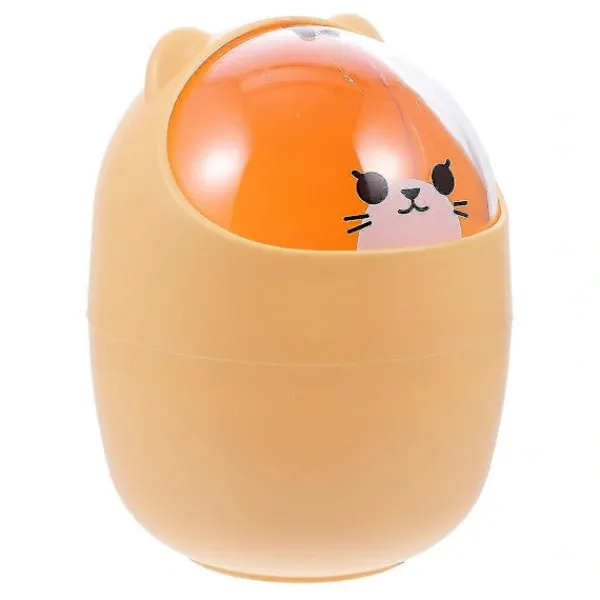 New Skrivbords papperskorg Söt Liten Mini Bord Matbord Skrivbord Hem Vardagsrum Soffbord Kreativ Med Lock (1 st)