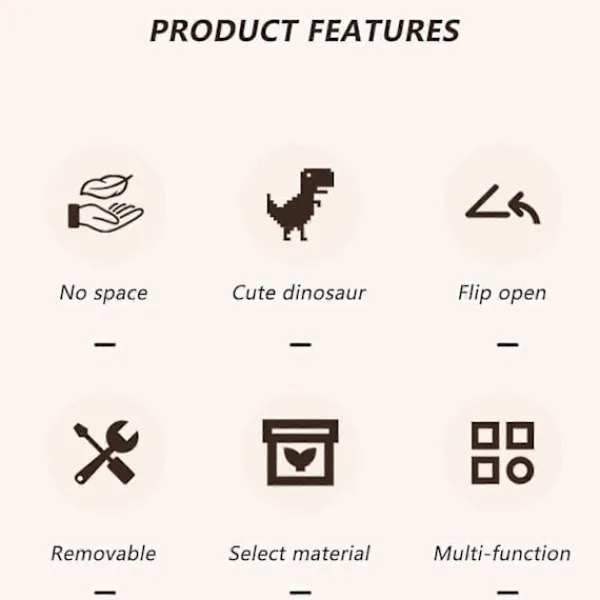 Outlet Skrivbordsavfallsbehållare med lock, tecknad form, papperskorg för skrivbord