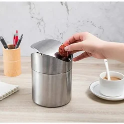 Online skrivbordspapperskorg mini förvaringsbehållare