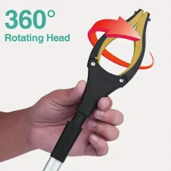 New Skräpplockare, KY-Tech 81 cm skräpplockare för vuxna, hopfällbar gripare med magnet, hjälpmedel för funktionshindrade Orange