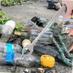 Clearance Skräpplockare 2-pack Ergonomisk Lättviktig Avfallssamlare Hopfällbar Gripare för Seniorer och Trånga Utrymmen