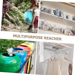 Clearance Skräpplockare 2-pack Ergonomisk Lättviktig Avfallssamlare Hopfällbar Gripare för Seniorer och Trånga Utrymmen