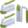 Online Skrubbborste, kraftiga skrubbborstar med bekvämt grepp för dusch, badrum, diskho, kök, golvrengöring, 3 st