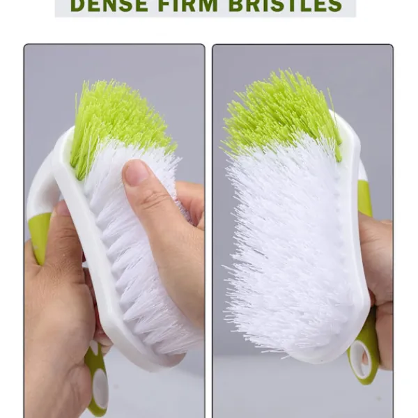 Online Skrubbborste, kraftiga skrubbborstar med bekvämt grepp för dusch, badrum, diskho, kök, golvrengöring, 3 st