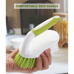 Online Skrubbborste, kraftiga skrubbborstar med bekvämt grepp för dusch, badrum, diskho, kök, golvrengöring, 3 st