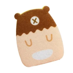 Outlet Skrubbsvamp Rengöringssvamp Dubbelsidig tecknad design Mångsidig kökssvamp för stekpannor Dsih Krukor Björn