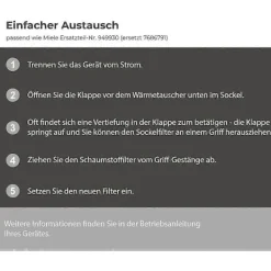 Hot Skumfilter Kompatibla med Värmepumpstorktumlare, Set om 2, Återanvändbara, Kompatibla med T8861WP och T8964WP