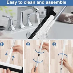 Skumgolvskrapa för våtrum - Justerbar golvskrapa