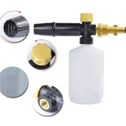 Best Skumkanon 1/4'' 600ml Högtryckstvätt Justerbart Munstycke Passar-för Karcher K-serien-Biltvätt-Husdjursbad