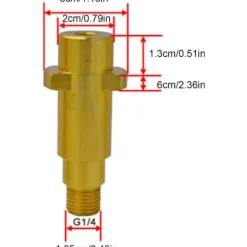 Best Skumkanon 1/4'' 600ml Högtryckstvätt Justerbart Munstycke Passar-för Karcher K-serien-Biltvätt-Husdjursbad