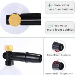 Best Skumkanon 1/4'' 600ml Högtryckstvätt Justerbart Munstycke Passar-för Karcher K-serien-Biltvätt-Husdjursbad