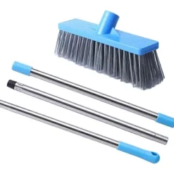 Clearance Skurborste med långt handtag, styv borst, duschrengöringsborste, däckborste