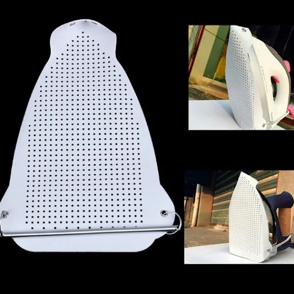 Hot Skydd för strykskosula skyddar ditt strykjärn länge, vit, en storlek