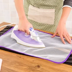 Hot Skyddande strykjärnsskyddsnätduk Skyddande strykjärnsskydd Pressdukdyna för enkelt strykskydd (10 st)