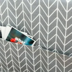 Hot Skyddande överdrag för tvättmaskin Universal kylskåp Frontlast tvättmaskin torktumlare Vattentät Grå pilmönster 55 x 130cm