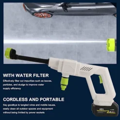 Discount Sladdlös 30 Bar Högtryck Bärbar Tvätt för Bil & Hem