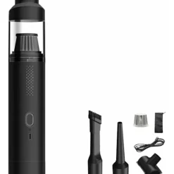 New Sladdlös bildammsugare, 4-i-1 mini portabel dammsugare, hög effekt 19000Pa, svart sladdlös handdammsugare