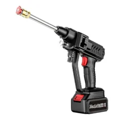 Outlet Sladdlös Högtryckstvätt 60 Bar 300W Högtryckstvätt med Uppladdningsbart Batteri för Bil Staket