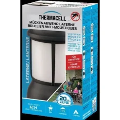 Online THERMACELL Sladdlös Tiger Mosquito och Myggmedelsenhet - lykta - 20m² skydd Svart