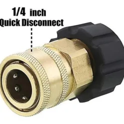 Best unbranded Slanganslutning M22 Hane Slangkoppling Till 6,35 Mm För Högtryckstvätt - Snabbkoppling i Mässing