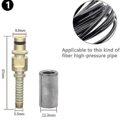 New FMYSJ Slangpluggsanslutning med hylsa för Kärcher K högtryckstvätt rörspetskontakt [PB] (FMY) 1