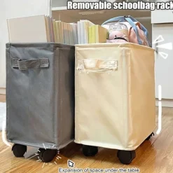 Best Slim Laundry Basket with Wheels Large Capacity Strong Load-Bearing Foldable Design Dirty Clothes Hamper Dark Gray