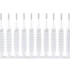 INF Små rengöringsborstar för duschmunstycke 10-pack Vit