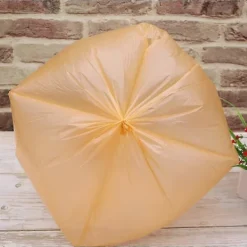 Hot Små soppåsar Starka Förtjocka Biologiskt nedbrytbara soptunnor för kök Kontor Hem Badrum Sovrum 100 stycken Slumpmässig färg Orange 177 tum