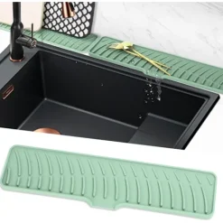 Smal Avrinningsmatta, Silikonkranmatta, Diskbänksunderlägg, Avloppsskyddsmatta