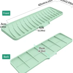 Smal Avrinningsmatta, Silikonkranmatta, Diskbänksunderlägg, Avloppsskyddsmatta