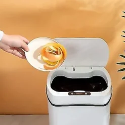 New Smart soptunna för kök Hushållssoptunna Papperskorg Badrum Automatisk sensor Soptunna Skräp B