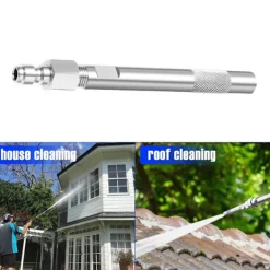 unbranded Snabbkopplande Munstycke Högtryckstvätt Tillbehör Rostfritt Stål Textur