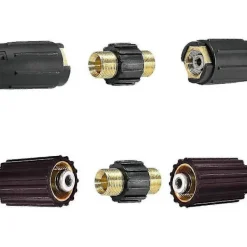 Clearance Snabbkoppling för slang, M22 x 1,5 Dubbel hane högtryckstvättadapter Kompatibel Karcher HD & HDs högtryckstvätt (14 mm diameter)