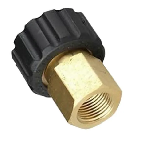 Outlet Snabbkopplingsadapter M22 X 1,5 mm Hane till 3/8'' Hane Högtryckstvättanslutning