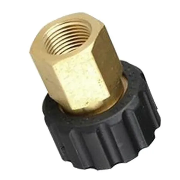Outlet Snabbkopplingsadapter M22 X 1,5 mm Hane till 3/8'' Hane Högtryckstvättanslutning