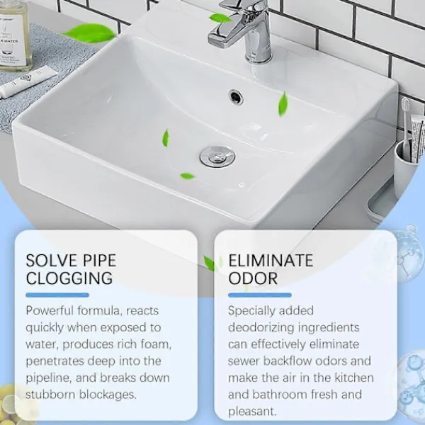 Online Snabbt Verkande Avloppsrengöringstabletter - 20-pack för kök