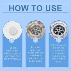 Online Snabbt Verkande Avloppsrengöringstabletter - 20-pack för kök