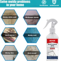 Snabbverkande Skummande Fläckborttagningsspray Mögelrengörare För Kök Badrum