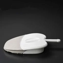 Online Sängpanna Vuxen Toffelsängpanna Med Lock Performance Health För Personligt Hemmabruk Och Sjukvård, vit