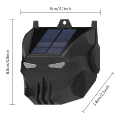 Outlet INF Solcellsdriven Blinkande Djuravskräckare (2-Pack) - Håll Skadedjur Borta med Solenergi