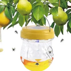 Hot Soldriven fälla för utomhusbruk mot getingar, bålgetingar, fruktflugor och bin
