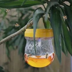 Hot Soldriven fälla för utomhusbruk mot getingar, bålgetingar, fruktflugor och bin