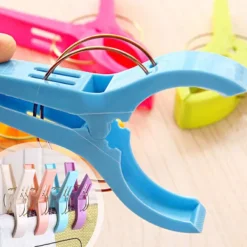 Outlet Solstol Strandhandduksklipp 4-pack Stora Klämmor Klädnypor Tunga Tvätt A One-size