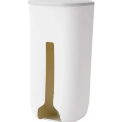 New NeunWolken Sopbehållare i plast, väggmonterad självhäftande hänglåda, vit