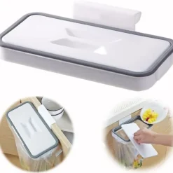 Outlet Sopbehållare med klämmor för låda/dörr/möbel, perfekt för husbil, resor, hem, kök, sortering.