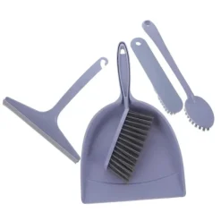 Hot Sopborste Tillbehör Set Skrivbordsrengöringsverktyg Kontorsrengöringsborste Och Skyffel Lavendel 1Set Mångsidig Rengöring