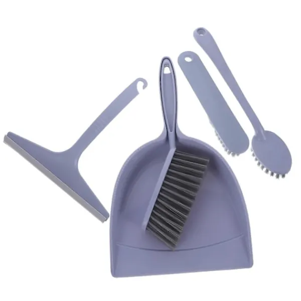 Hot Sopborste Tillbehör Set Skrivbordsrengöringsverktyg Kontorsrengöringsborste Och Skyffel Lavendel 1Set Mångsidig Rengöring