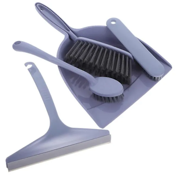 Hot Sopborste Tillbehör Set Skrivbordsrengöringsverktyg Kontorsrengöringsborste Och Skyffel Lavendel 1Set Mångsidig Rengöring