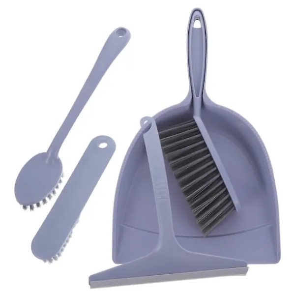 Hot Sopborste Tillbehör Set Skrivbordsrengöringsverktyg Kontorsrengöringsborste Och Skyffel Lavendel 1Set Mångsidig Rengöring