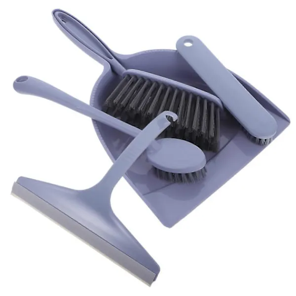 Hot Sopborste Tillbehör Set Skrivbordsrengöringsverktyg Kontorsrengöringsborste Och Skyffel Lavendel 1Set Mångsidig Rengöring